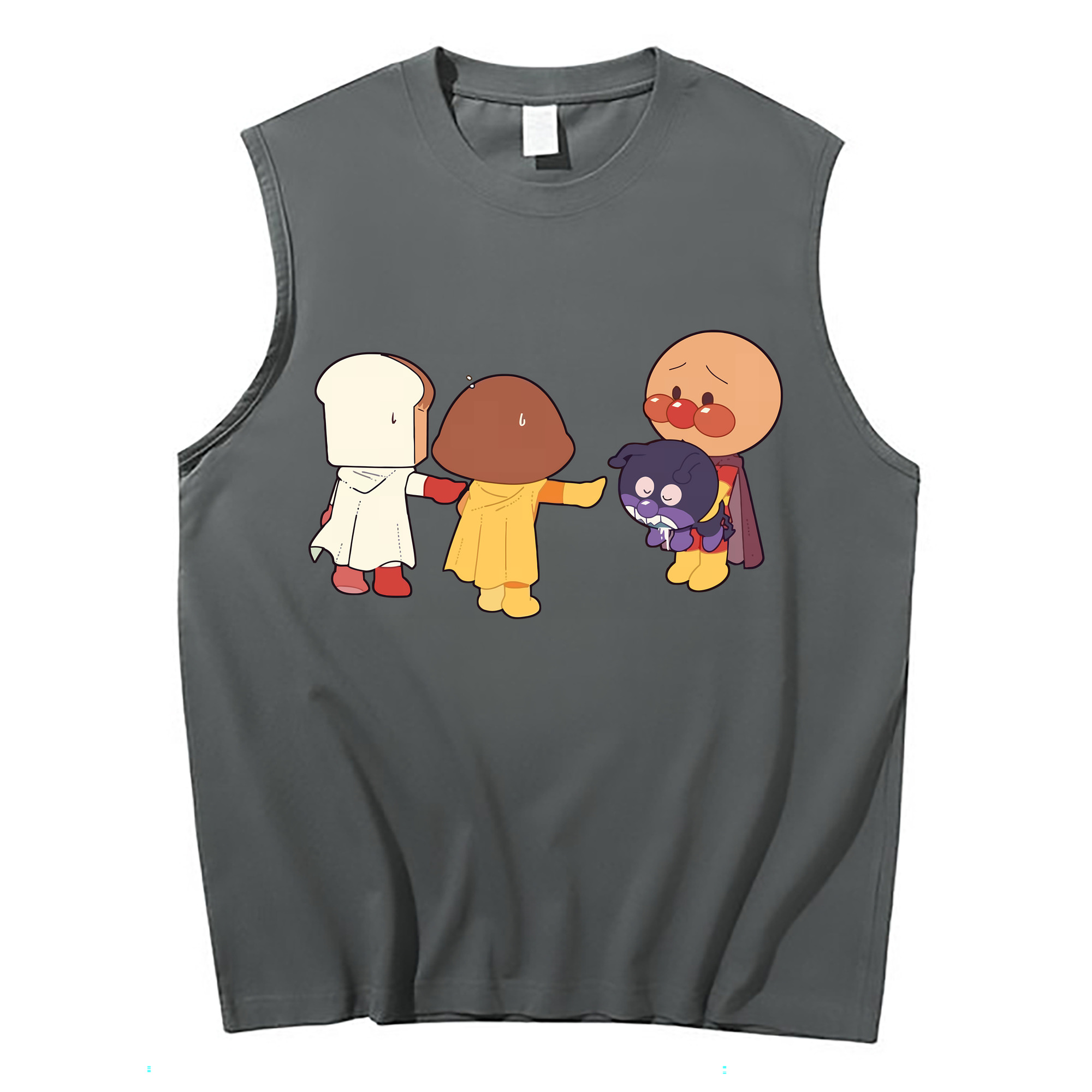 （画像用） アンパンマン Anpanman コットン100％タンクトップ（フロントプリント）